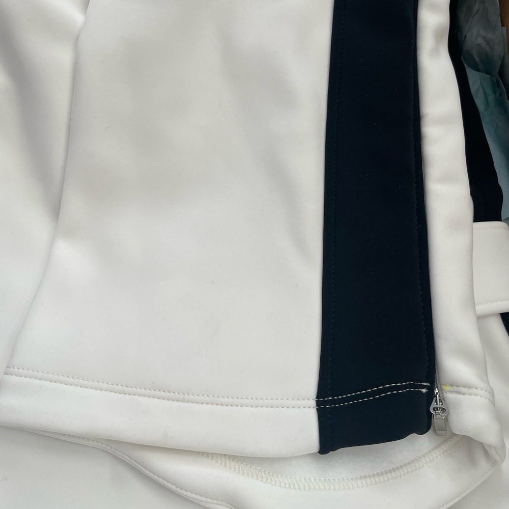 NWT White Cordova OTB Fit Flare One Piece Ski Suit White Black Jumpsuit P XS 0 2 - Picture 11 of 14